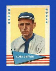 Clark Griffith #36 Baseball Cards 1961 Fleer Prices