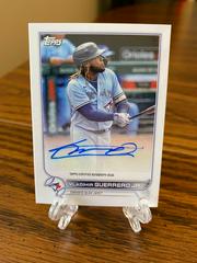 Vladimir Guerrero Jr. Baseball Cards 2022 Topps Mini Autographs Prices