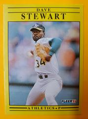 Dave Stewart Baseball Cards 1991 Fleer Prices