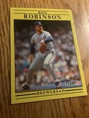 Ron Robinson #595 Baseball Cards 1991 Fleer Prices