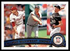 Adam Wainwright, Roy Halladay, Ubaldo Jimenez #11 Baseball Cards 2011 Topps Prices