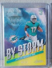 Jaylen Waddle [Gold] #BST-6 Football Cards 2021 Panini Absolute By Storm Prices
