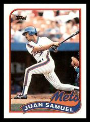 Juan Samuel #108T Baseball Cards 1989 Topps Traded Prices