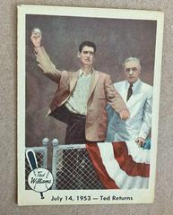 July 14, 1953 Ted [Returns] Baseball Cards 1959 Fleer Ted Williams Prices