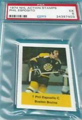 Phil Esposito Hockey Cards 1974 NHL Action Stamps Prices
