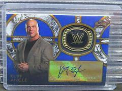 Kurt Angle [Blue] #HOF-KA Wrestling Cards 2018 Topps Legends of WWE Hall of Fame Ring Autographs Prices