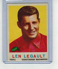 Len Legault #81 Football Cards 1959 Topps CFL Prices