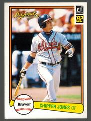 Chipper Jones [Sample] #81 Baseball Cards 2002 Donruss Originals Prices