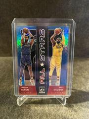 Jayson Tatum, Paul George [Blue] #4 Basketball Cards 2021 Panini Donruss Optic All Stars Prices