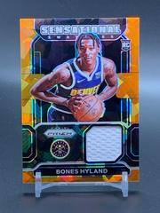 Bones Hyland [Orange Ice] #SW-NAH Basketball Cards 2021 Panini Prizm Sensational Swatches Prices
