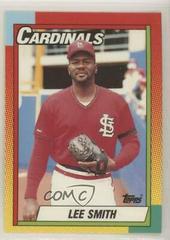 Lee Smith #118T Baseball Cards 1990 Topps Traded Tiffany Prices