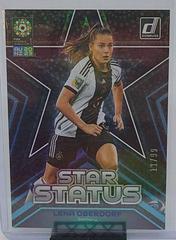 Lena Oberdorf [Blue] #10 Soccer Cards 2023 Donruss FIFA Women's World Cup Star Status Prices