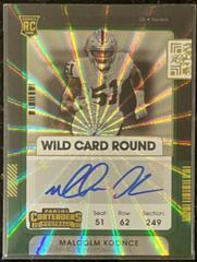 Malcolm Koonce [Autograph Wild Card Round] #184 Football Cards 2021 Panini Contenders Prices