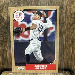 Aaron Judge #78B-44 Baseball Cards 2022 Topps Mini 1987 Prices