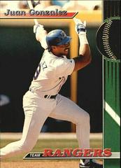 Juan Gonzalez #21 Baseball Cards 1993 Stadium Club Rangers Prices