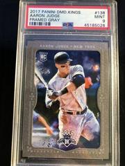 Aaron Judge [Framed Gray] Baseball Cards 2017 Panini Diamond Kings Prices