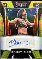 Blair Davenport [Gold Prizm] #SN-BDV Wrestling Cards 2022 Panini Select WWE Signature Selections Prices