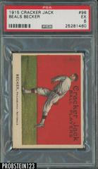 Beals Becker #96 Baseball Cards 1915 Cracker Jack Prices