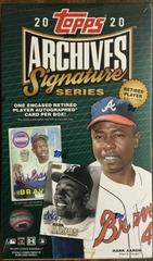 Hobby Box Baseball Cards 2020 Topps Archives Signature Series Retired Prices