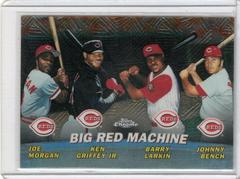 Griffey Jr, Morgan [Larkin, Bench Refractor] Baseball Cards 2001 Topps Chrome Combos Prices