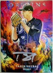 Tarik Skubal [Red Silver Ink] #OS-TS Baseball Cards 2021 Panini Chronicles Origins Signatures Prices