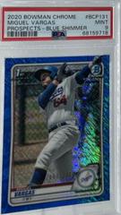 Miguel Vargas [Blue Shimmer] #BCP-131 Baseball Cards 2020 Bowman Chrome Prospects Prices