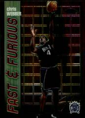 Chris Webber Basketball Cards 2001 Topps Chrome Fast & Furious Prices