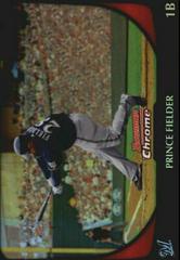 Prince Fielder [Orange Refractor] Baseball Cards 2011 Bowman Chrome Prices