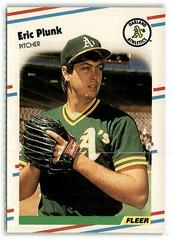 Eric Plunk #291 Baseball Cards 1988 Fleer Glossy Prices
