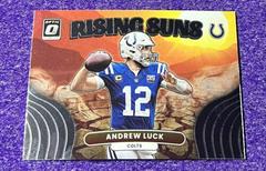 Andrew Luck Football Cards 2022 Panini Donruss Optic Rising Suns Prices