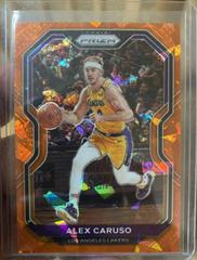 Alex Caruso [Orange Ice Prizm] Basketball Cards 2020 Panini Prizm Prices