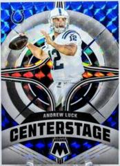 Andrew Luck [Blue] #CS-8 Football Cards 2022 Panini Mosaic Center Stage Prices