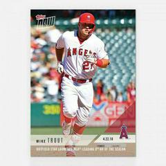Mike Trout Baseball Cards 2018 Topps Now Prices