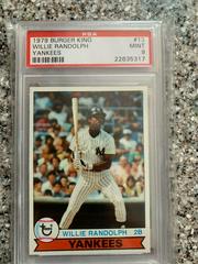 Willie Randolph #13 Baseball Cards 1979 Burger King Yankees Prices