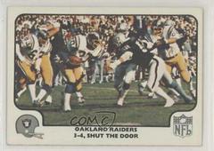 Oakland Raiders [3 4, Shut the Door] #22 Football Cards 1977 Fleer Team Action Prices