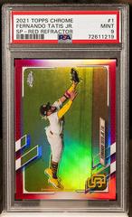 Fernando Tatis Jr. [SP Red Refractor] #1 Baseball Cards 2021 Topps Chrome Prices