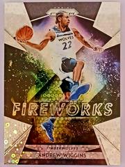 Andrew Wiggins [Fast Break Prizm] #10 Basketball Cards 2018 Panini Prizm Fireworks Prices