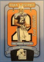 Eddie George [2nd Down] Football Cards 2000 Panini Donruss Elite Down and Distance Prices