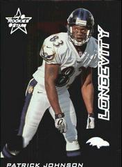 Pat Johnson [Longevity] #18 Football Cards 1999 Leaf Rookies & Stars Prices