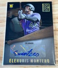 Elehuris Montero [Gold] #RA-EM Baseball Cards 2022 Panini Capstone Rookie Autographs Prices
