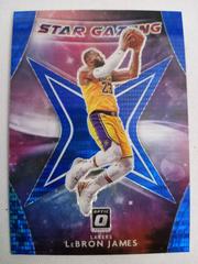 LeBron James [Blue Pulsar] Basketball Cards 2021 Panini Donruss Optic Star Gazing Prices