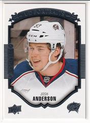 Josh Anderson [Platinum Blue] #P-87 Hockey Cards 2015 Upper Deck UD Portraits Prices