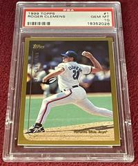 Roger Clemens #1 Baseball Cards 1999 Topps Prices