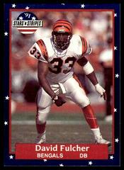 David Fulcher #8 Football Cards 1991 Fleer Stars and Stripes Prices