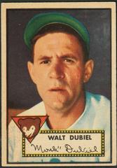 Walt Dubiel [Gray Back] Baseball Cards 1952 Topps Prices