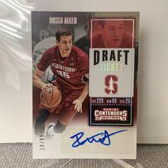 Rosco Allen [Autograph Draft Ticket] Basketball Cards 2016 Panini Contenders Draft Picks Prices