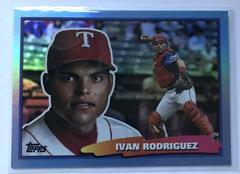 Ivan Rodriguez [Sky Blue] Baseball Cards 2022 Topps Archives 1988 Big Foil Prices