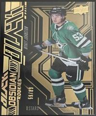 Wyatt Johnston [Gold] Hockey Cards 2022 SPx UD Black Obsidian Rookies Prices