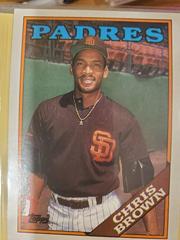Chris Brown #568 Baseball Cards 1988 Topps Prices