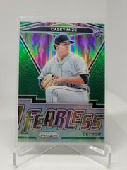 Casey Mize [Green Prizm] #FR-1 Baseball Cards 2021 Panini Prizm Fearless Prices